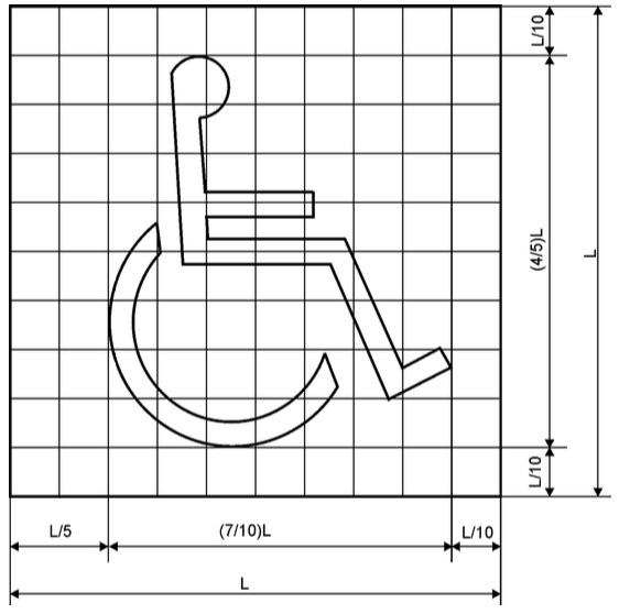 Símbolo de accesibilidad motórica