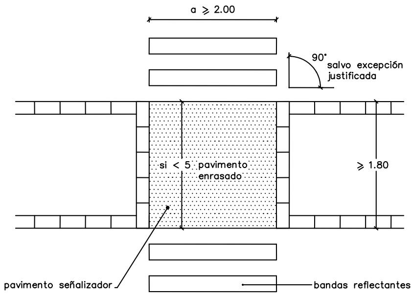 Figura.5. Paso peatonal en calzada