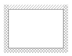 Condiciones de apoyo de muros - bordes inferior y lateral empotrados, borde superior apoyado