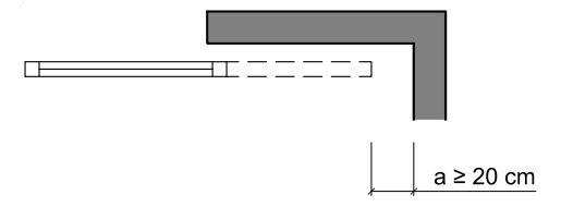 Holgura para evitar atrapamientos