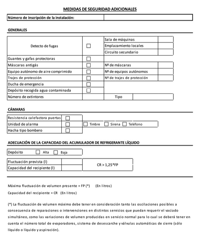MEDIDAS DE SEGURIDAD ADICIONALES