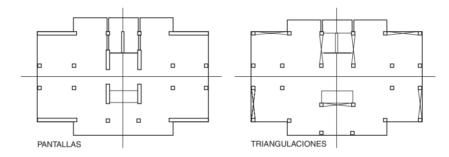 Disposiciones de elementos resistentes