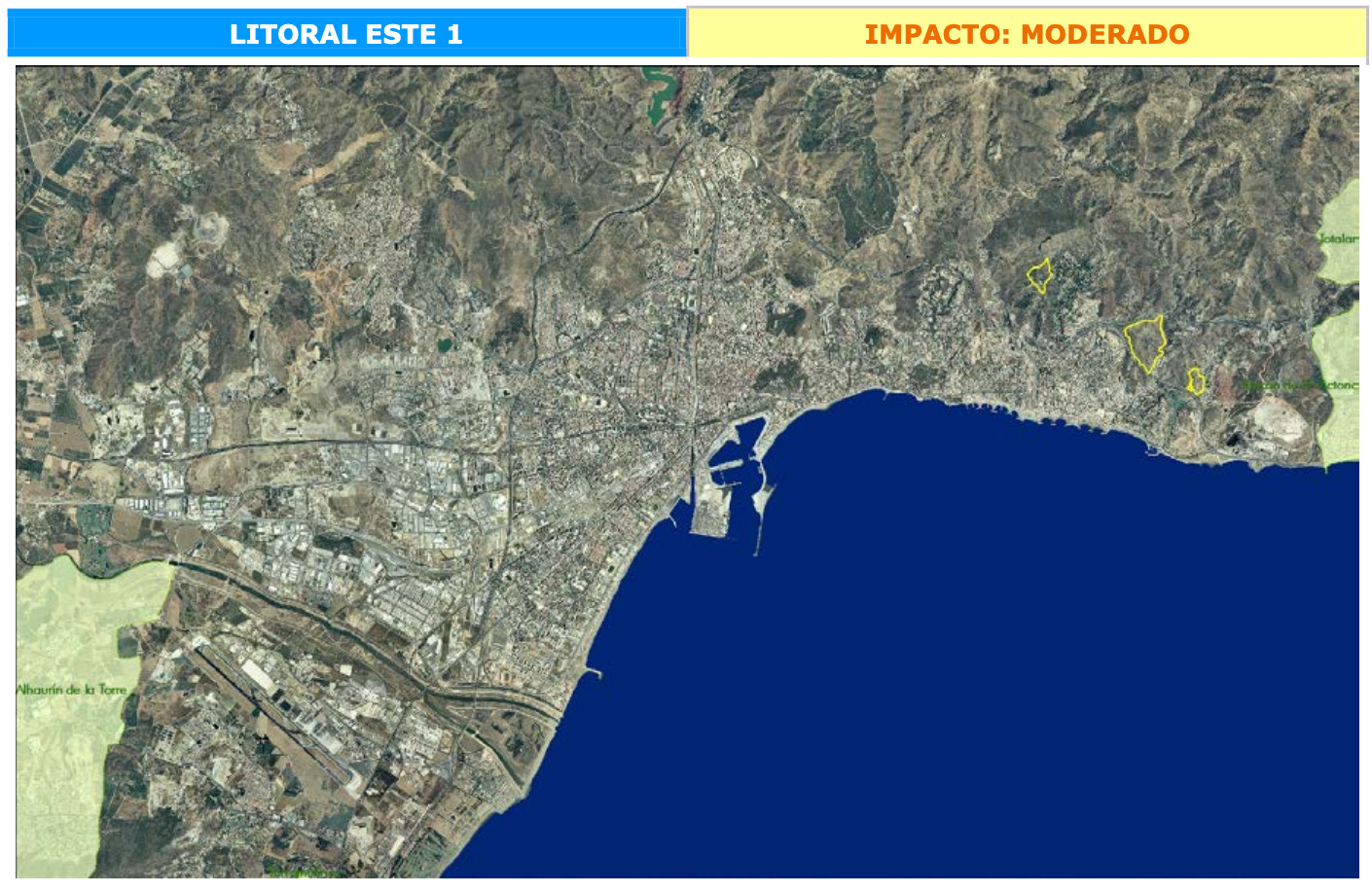 Plano de situación de Litoral Este 1