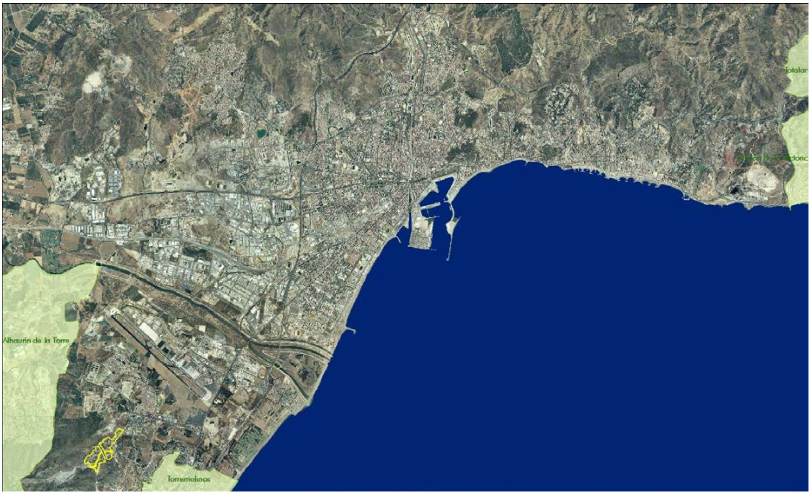 Plano de situación de Churriana 2