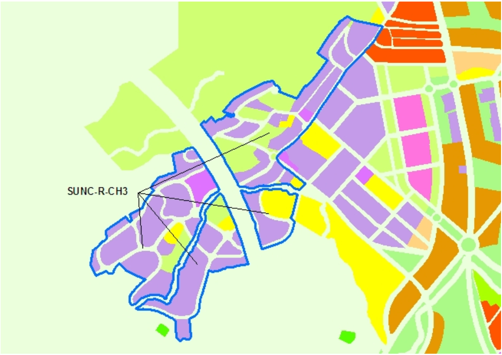 Plano de localización de Churriana 2