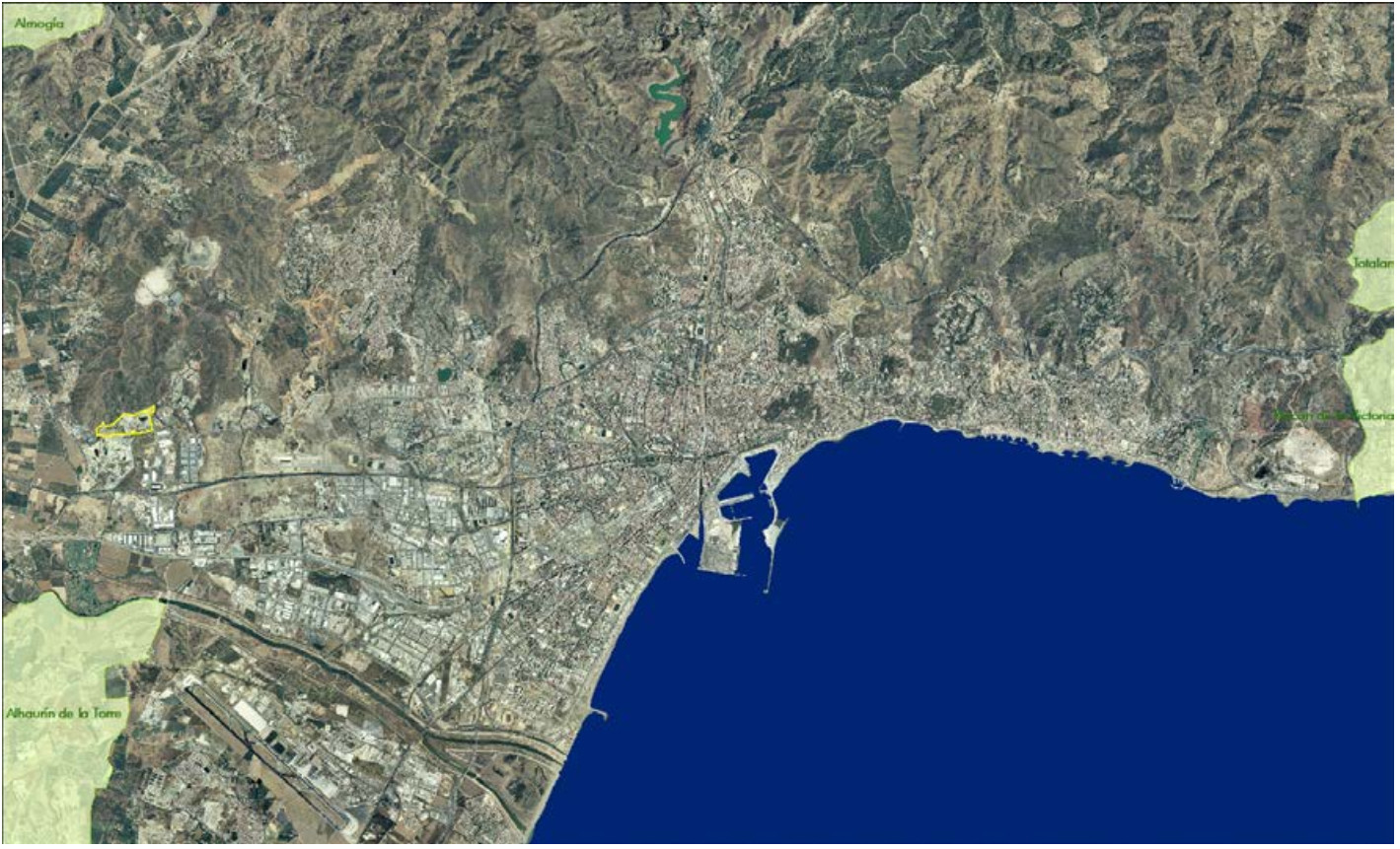 Plano de situación de Teatinos