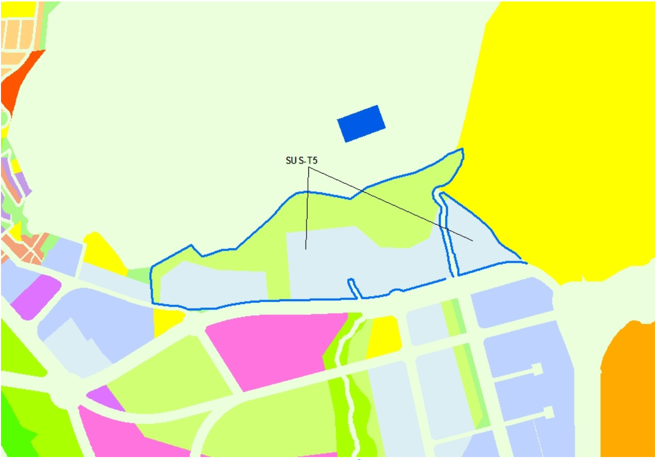 Plano de localización de Teatinos