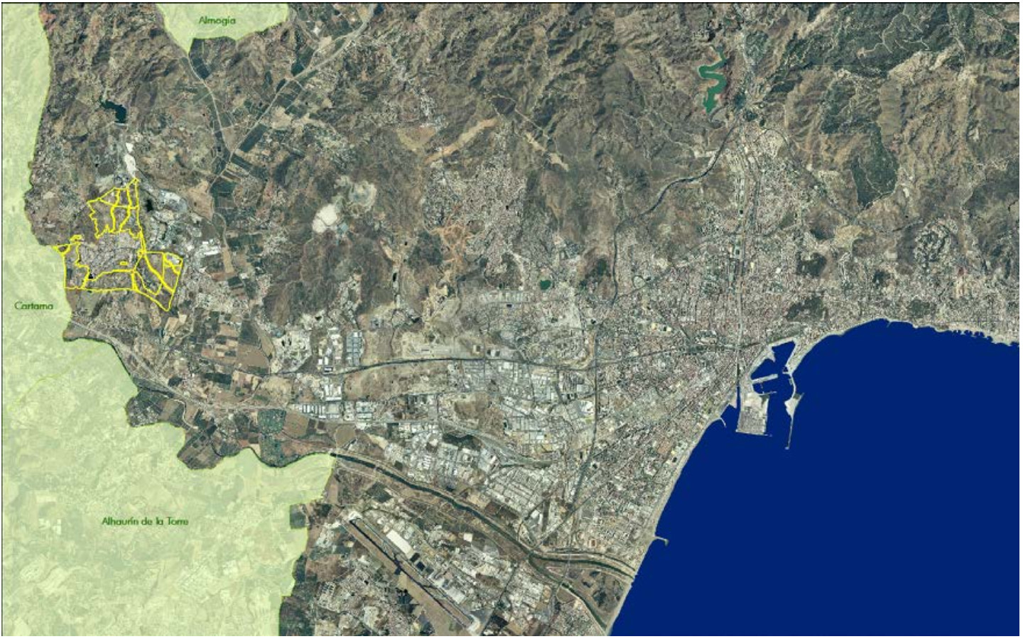 Plano de situación de Campanillas 2