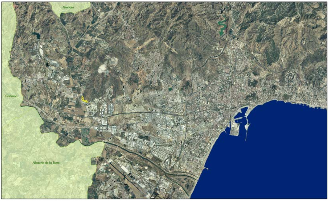 Plano de situación de Campanillas 5