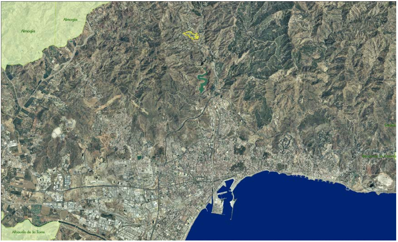 Plano de situación de Pedrizas 2