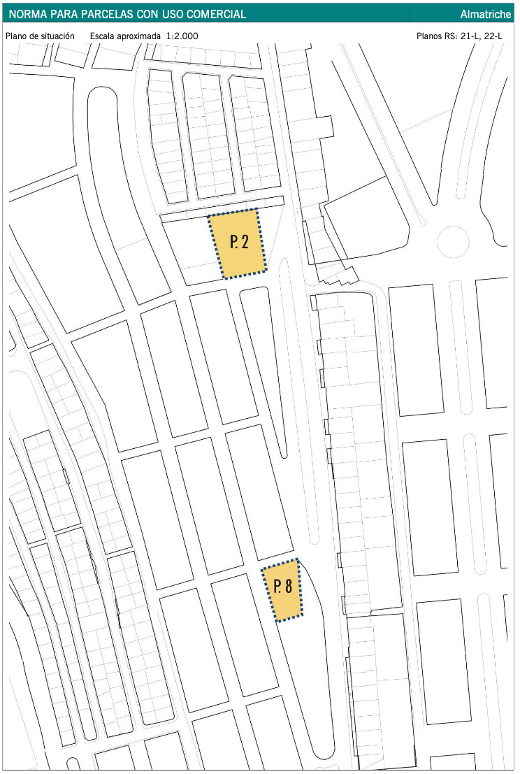 Plano de situación Almatriche Parcelas 2 y 8