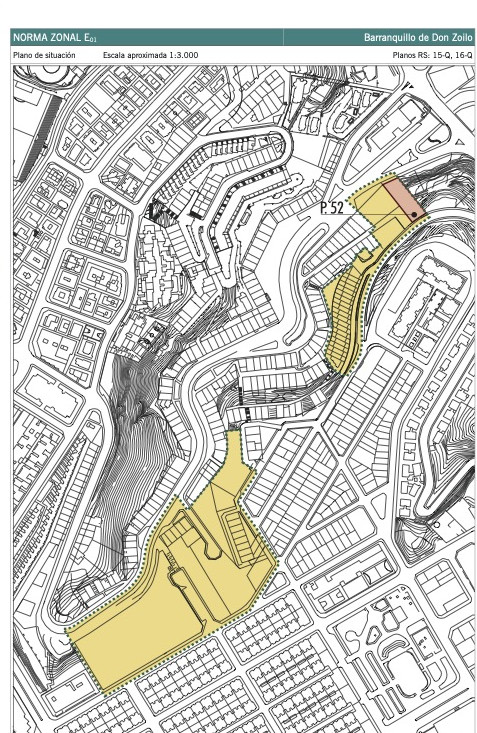 Barranquillo de Don Zoilo. Plano de situación