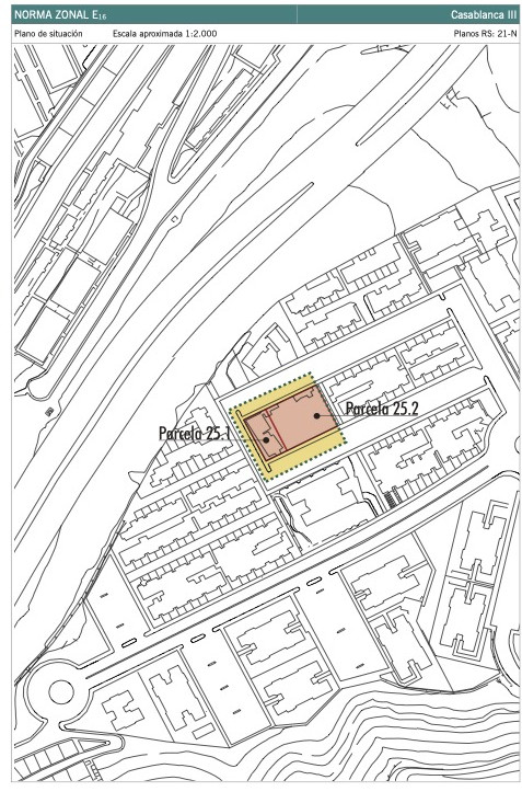 Casablanca III. Plano de situación