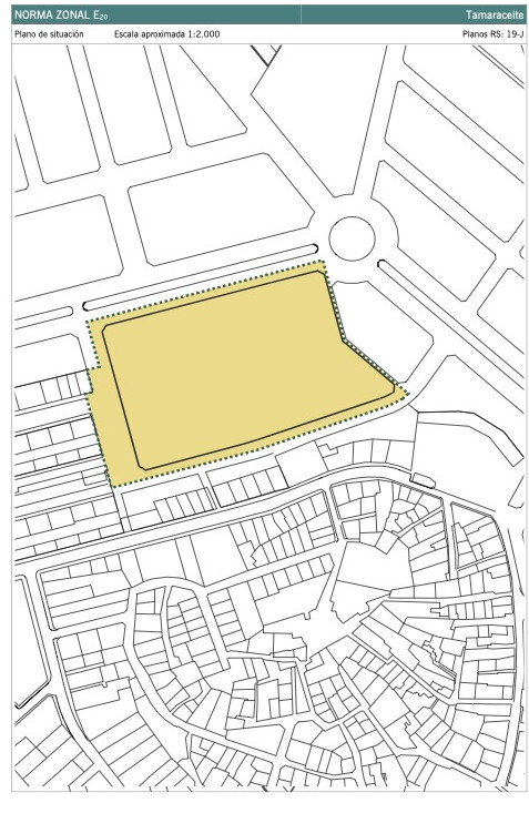 Tamaraceite. Plano de situación