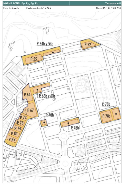 Tamaraceite II. Plano de situación