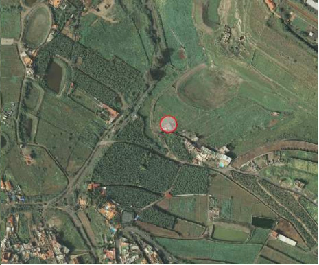 Vista aérea de localización de La Tosca