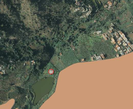 Vista aérea de localización de Llanos de María Rivera II