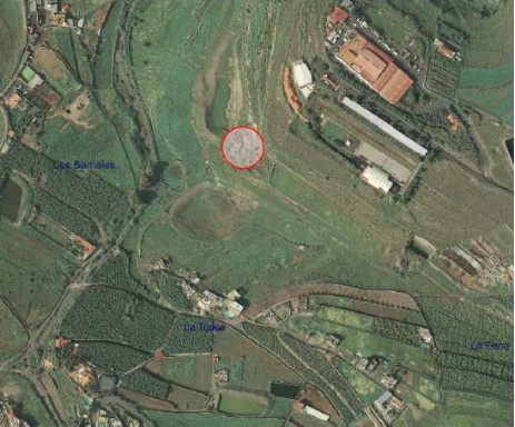 Vista aérea de localización de San Lorenzo-Las Rosas