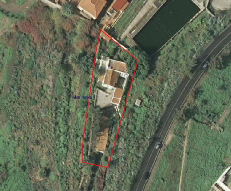 Vista aérea de la parcela de Marinaya